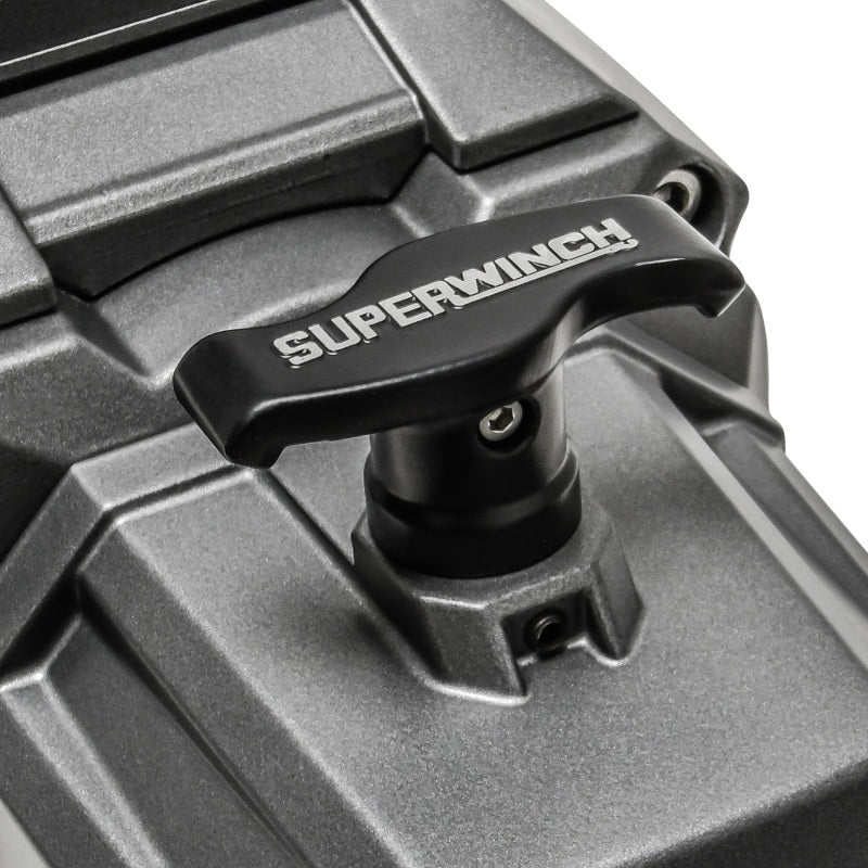 Superwinch SX 12000SR Synthetic Rope Winch - 12,000 lb - Graphite