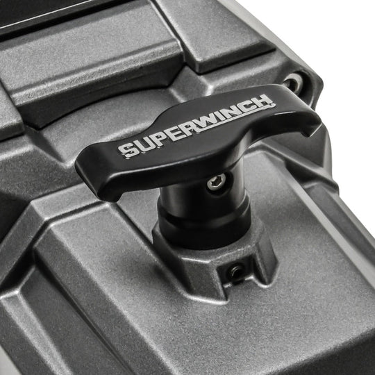 Superwinch SX 12000SR Synthetic Rope Winch - 12,000 lb - Graphite