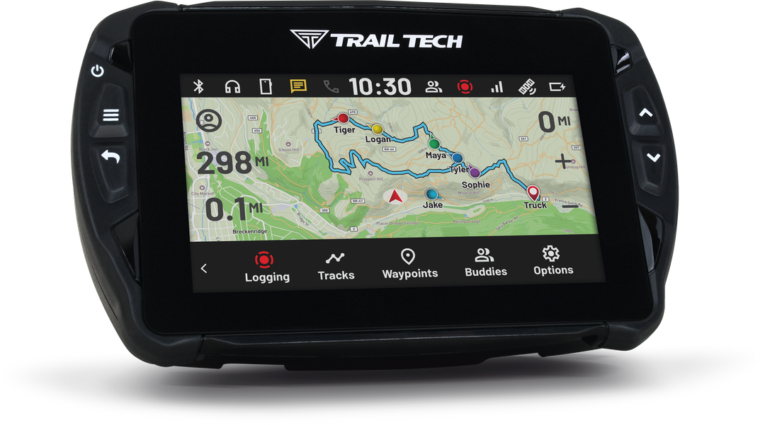 Trail Tech Voyager Pro4 GPS Kit - Tach / Maps / Music - SNOW Kit (Water-Cooled Temp Sensor)