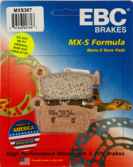 EBC Standard Brake Pads MXS367