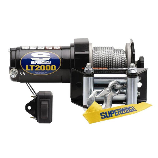 Superwinch LT2000 Winch - 2,000 lb - Steel Rope
