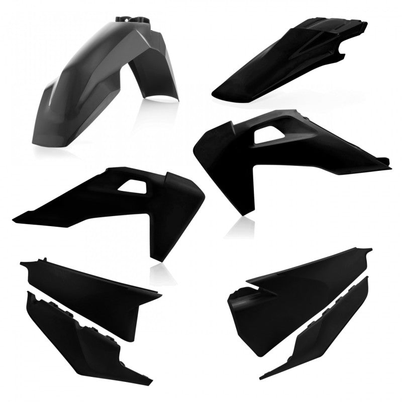 Acerbis Plastic Kit - 20-23 Husq TE/FE 150-501 - Black