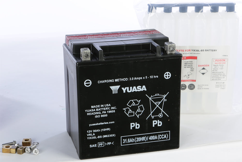 Yuasa Battery YIX30L-BS Maintenance Free