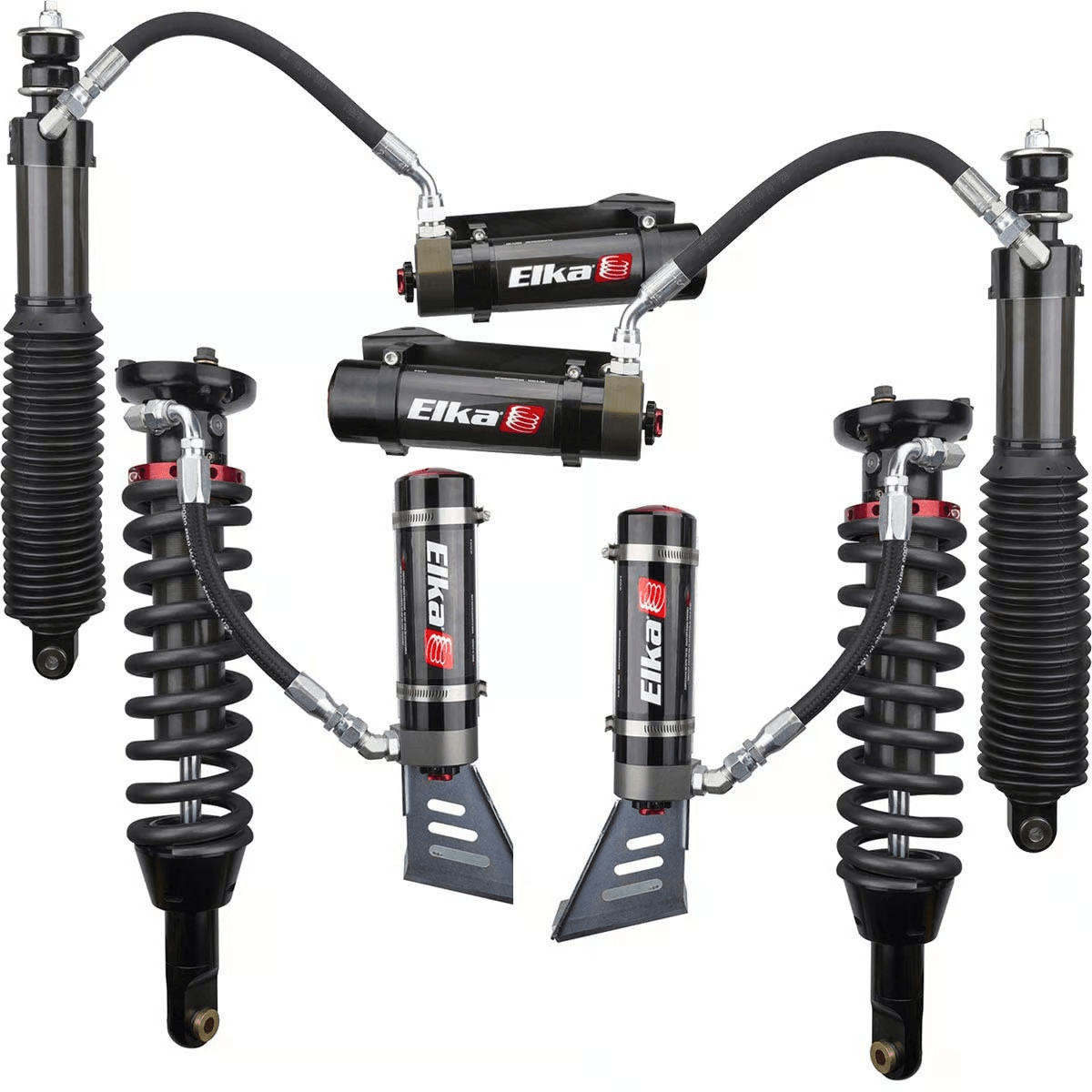 Elka 2.5 DC RESERVOIR FRONT & REAR SHOCKS KIT for TOYOTA TACOMA 4×4, 2024 (0 in. to 0,875 in. Lift) - Dune Goons