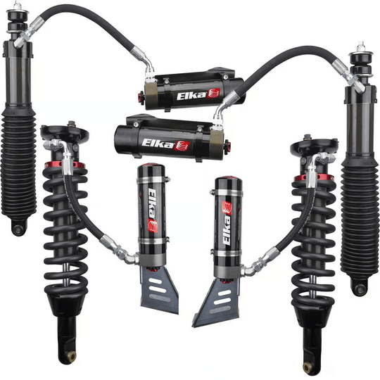 Elka 2.5 DC RESERVOIR FRONT & REAR SHOCKS KIT for TOYOTA TACOMA 4×4, 2024 (0 in. to 0,875 in. Lift) - Dune Goons