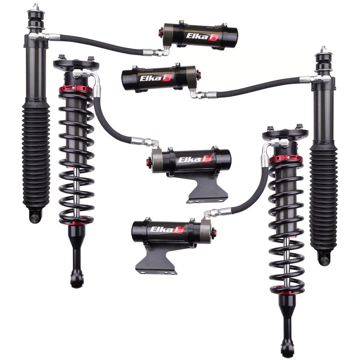 Elka 2.5 DC RESERVOIR FRONT & REAR SHOCKS KIT for TOYOTA TUNDRA, 2022 to 2023 (0 in. to 2 in. lift) - Dune Goons
