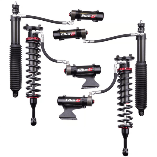 Elka 2.5 DC RESERVOIR FRONT & REAR SHOCKS KIT for TOYOTA TUNDRA, 2022 to 2023 (0 in. to 2 in. lift) - Dune Goons