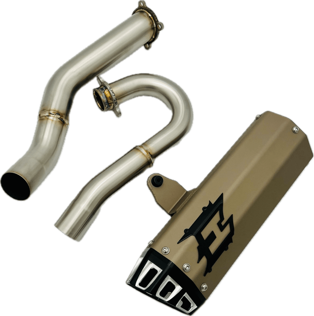 Empire Gen 2 Exhaust – YFZ450 2004–2012 – Titanium Cerakote - Dune Goons