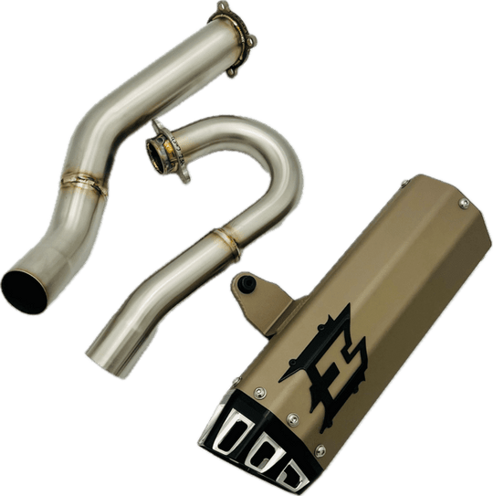 Empire Gen 2 Exhaust – YFZ450 2004–2012 – Titanium Cerakote - Dune Goons