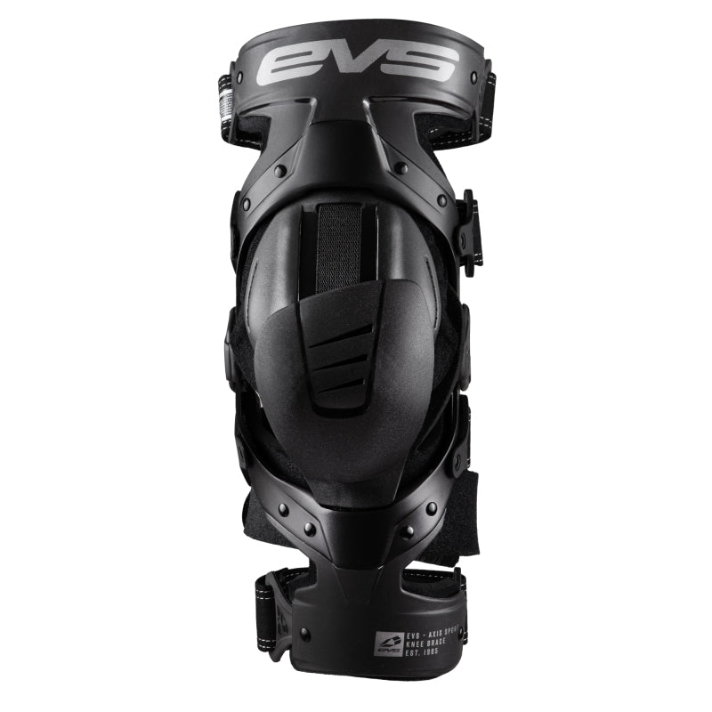 EVS Axis Sport Knee Brace Black Grey Medium Left Single - Dune Goons