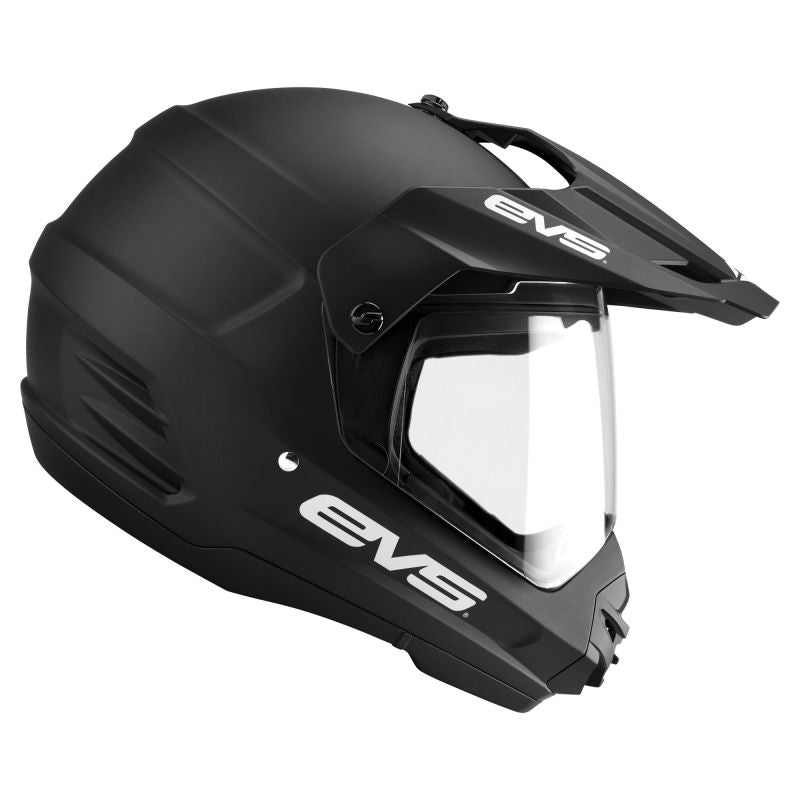 EVS Dual Sport Helmet Venture Solid Matte Black XL - Dune Goons