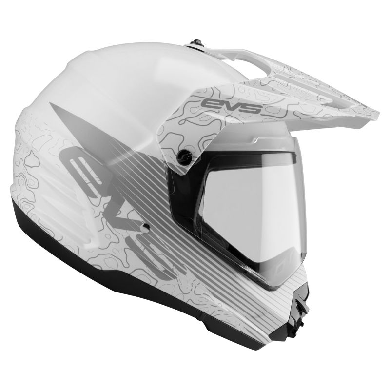 EVS Dual Sport Venture Arise Helmet White Small - Dune Goons