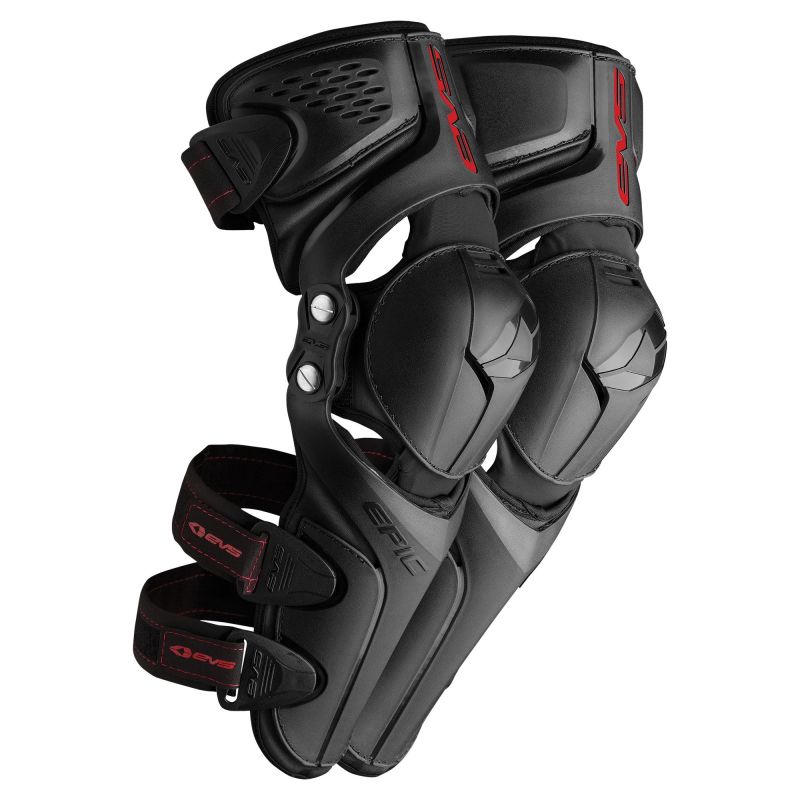 EVS Epic Knee Guard CE Black Pair Small Medium - Dune Goons