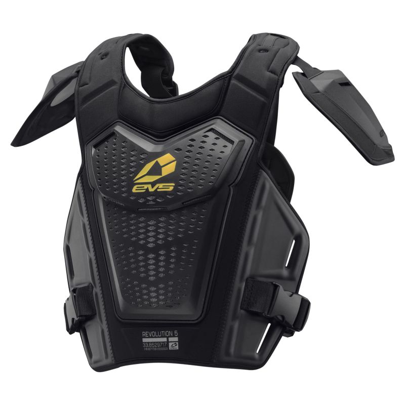 EVS Revo 5 Roost Deflector Black Hi - Viz Small Medium - Dune Goons