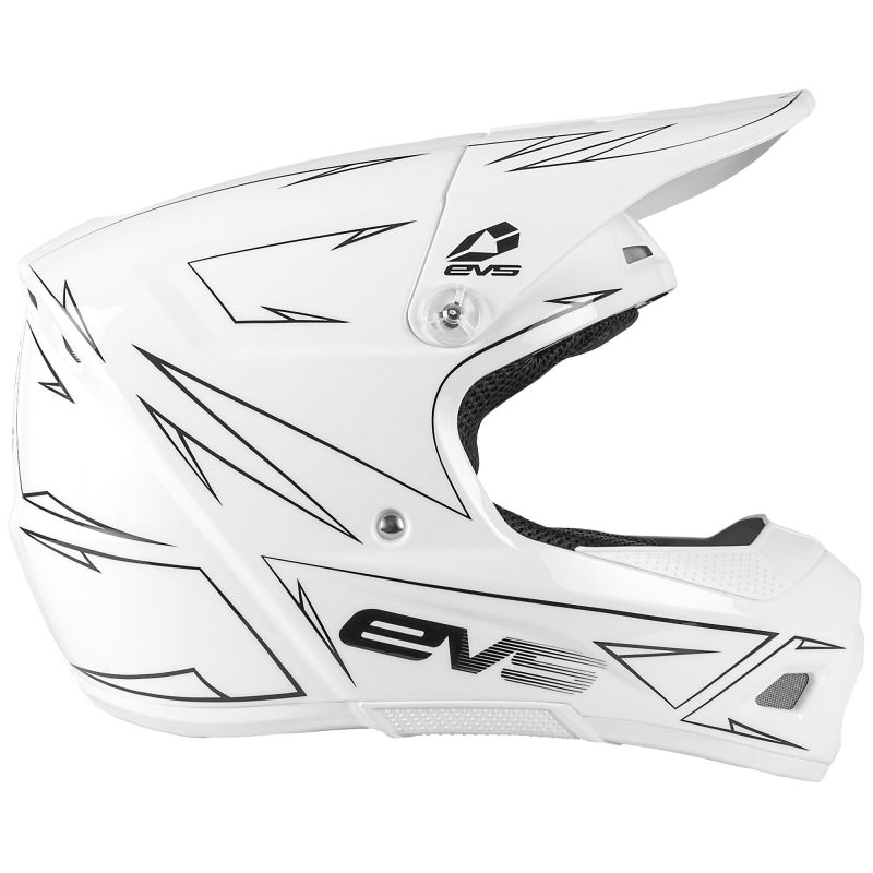 EVS T3 Pinner Helmet White Youth Small - Dune Goons