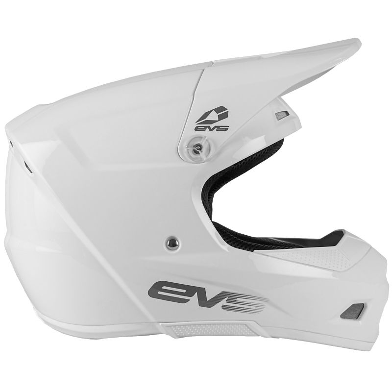 EVS T3 Solid Helmet White Youth Large - Dune Goons
