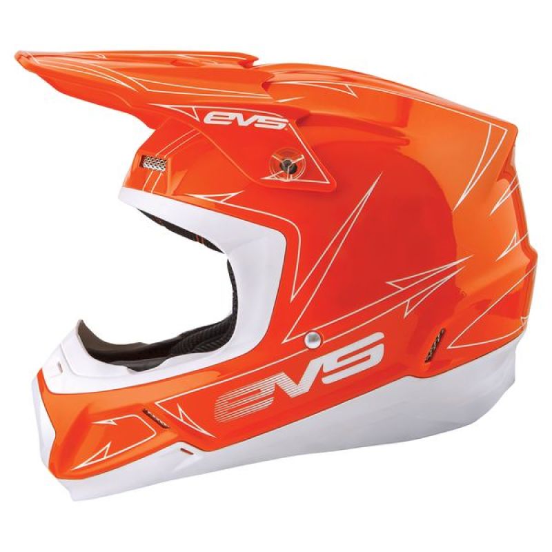EVS T5 Pinner Helmet Orange White XS - Dune Goons