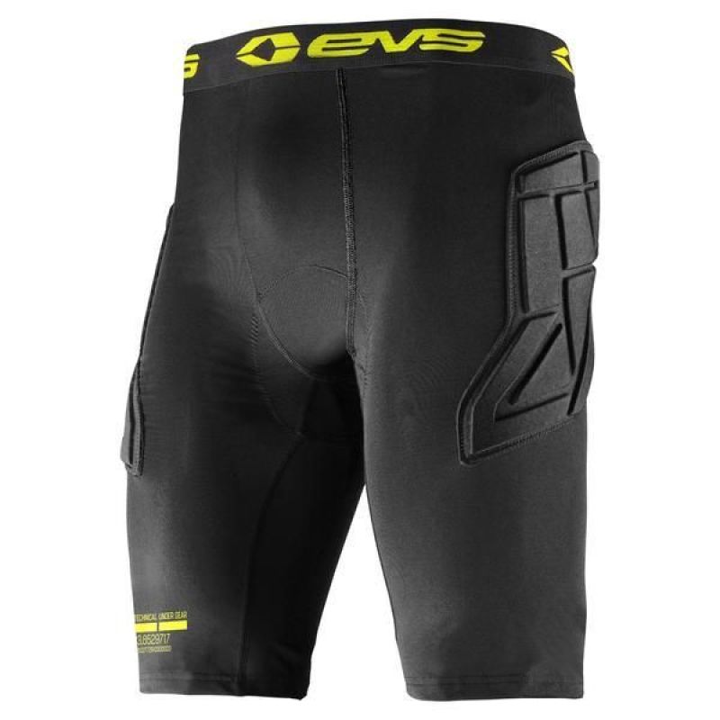 EVS Tug Padded Short Black Large - Dune Goons