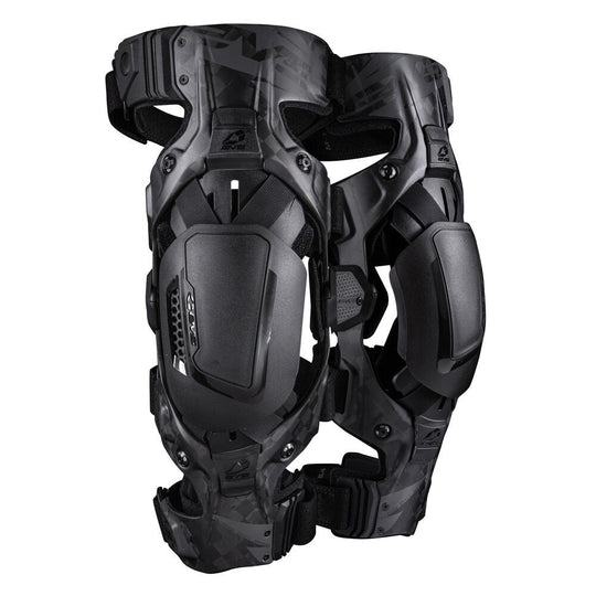 EVS Web Eclipse Knee Brace Black Pair – Large - Dune Goons