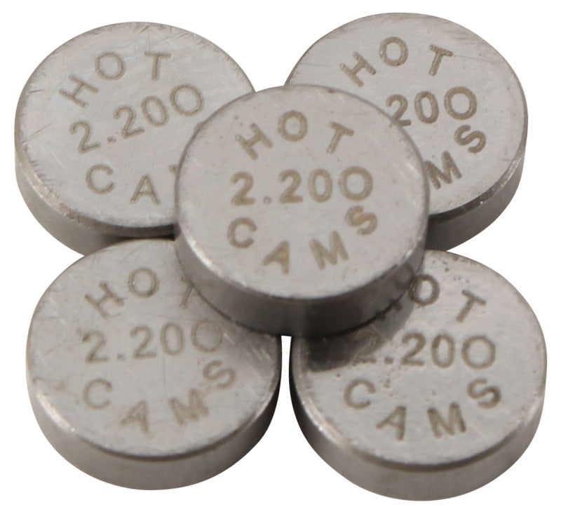 Hot Cams 7.48 x 2.200mm valve shim kit 5 pack