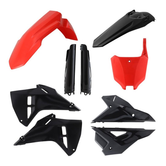Acerbis Full Plastic Kit - 2025 Hon CRF250R / CRF450R - Red/Black