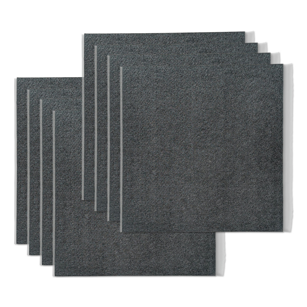 DEI Boom Mat Acoustic Tiles - 17 x 18 in Sound Deadening Sheets - 8 Pack (17 sq ft)