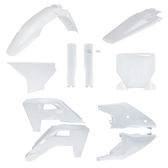 Acerbis Full Plastic Kit Kit- HUS White (2986846811)