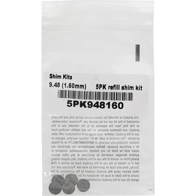 Hot Cams 04-08 400 DVX/02-16 CRF 450 R 9.48 x 1.600mm Shim Kit - 5 Pack