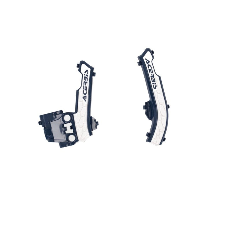 Acerbis X-Grip Frame Guards - 17+ KTM SX50 / Husq / GG - Blue/Wht