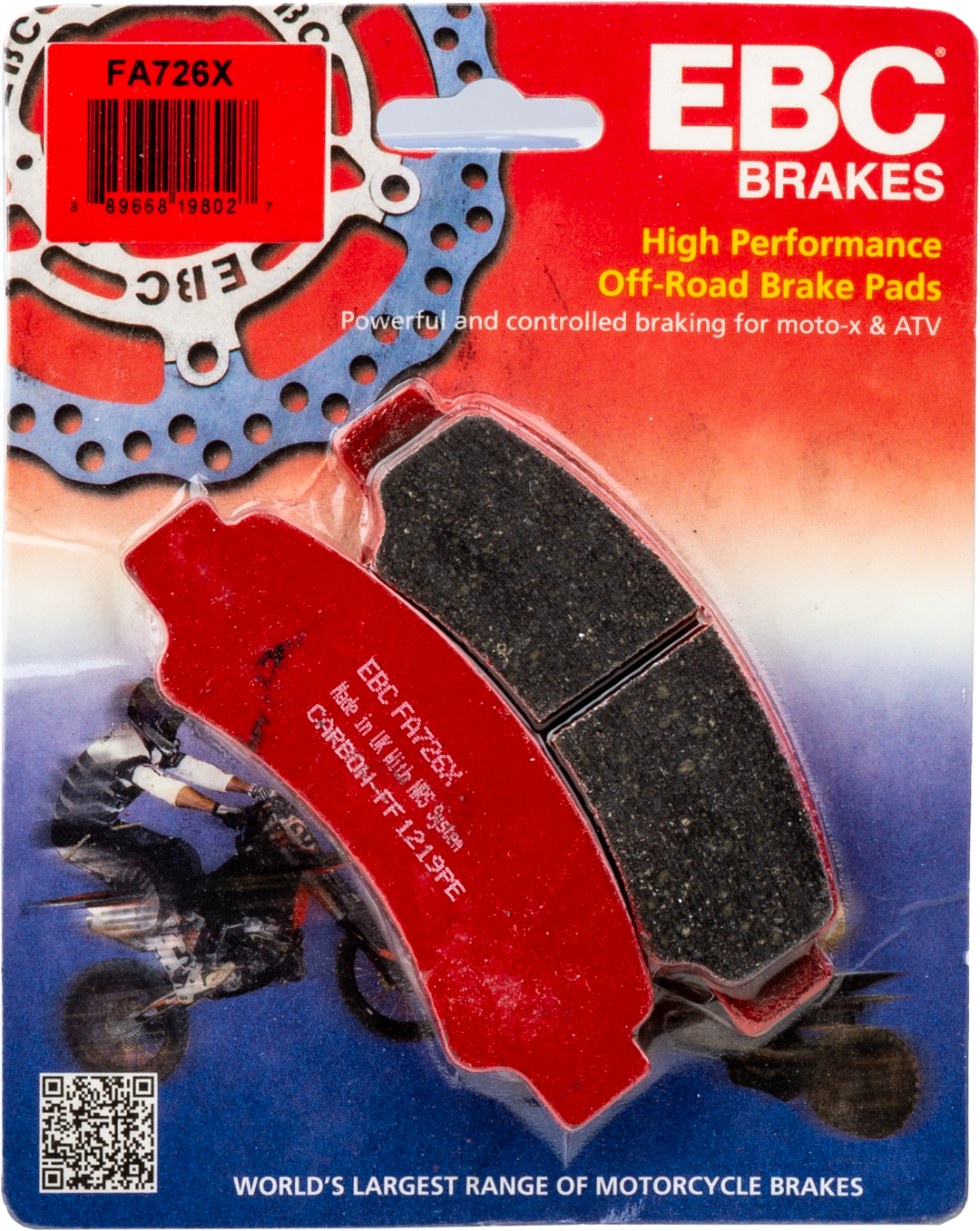 EBC Standard Brake Pads FA726X Carbon X Series (FA726X)