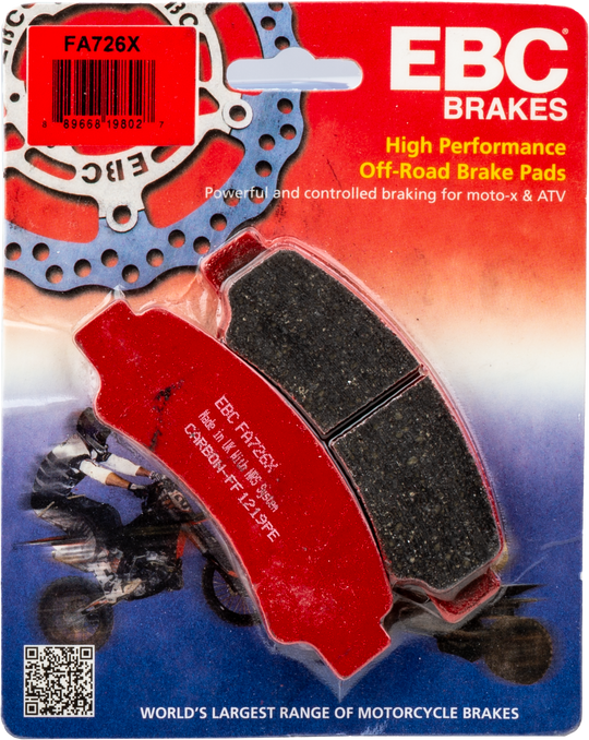 EBC Standard Brake Pads FA726X Carbon X Series (FA726X)