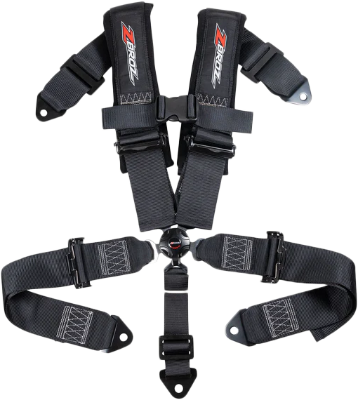 Z-Broz 5-Point Cam-Lock UTV Harness - SFI 16.1 - Black - 3 in