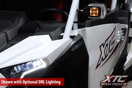 XTC Self-Canceling Turn Signal Kit with Billet Lever, Horn and X-LITE DRL - Polaris