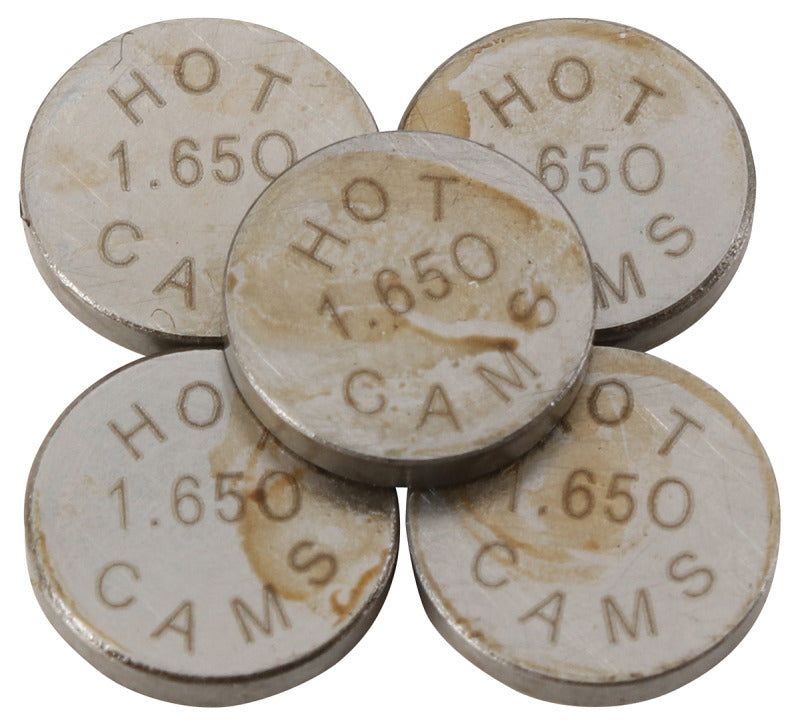 Hot Cams 9.48 x 1.650mm valve shim kit 5 pack