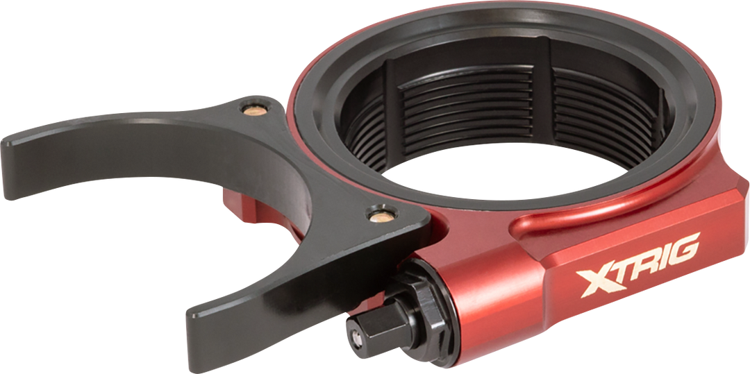 Xtrig Shock Pre-Load Adjuster Red - Kawasaki KX250F 2021-2024