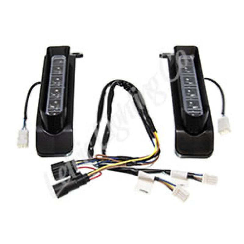 Letric Lighting Saddlebag Filler Support LED Black - Harley-Davidson