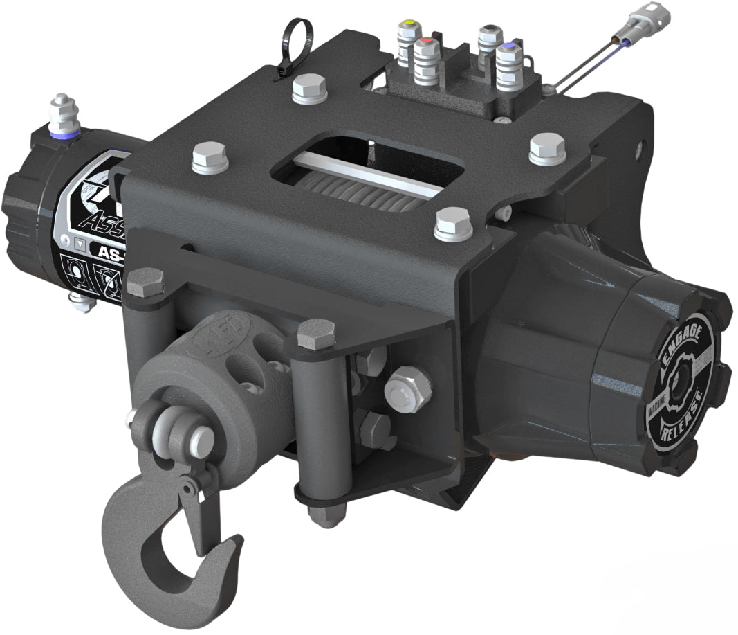 KFI Assault 3500 lb Plug-N-Play Winch Kit - Polaris Sportsman / Scrambler 2012-2022