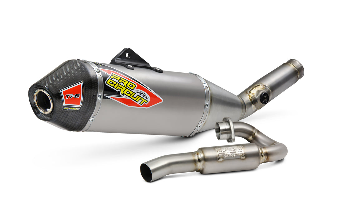 Pro Circuit Ti-6 Titanium Full System with Carbon Cap - Kawasaki KX450F/X 2019-2023