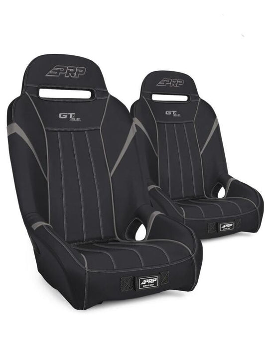 PRP Seats PRP GT/S.E. Suspension Seats Kit for Can-Am Maverick X3 (Pair) - Black & Gray