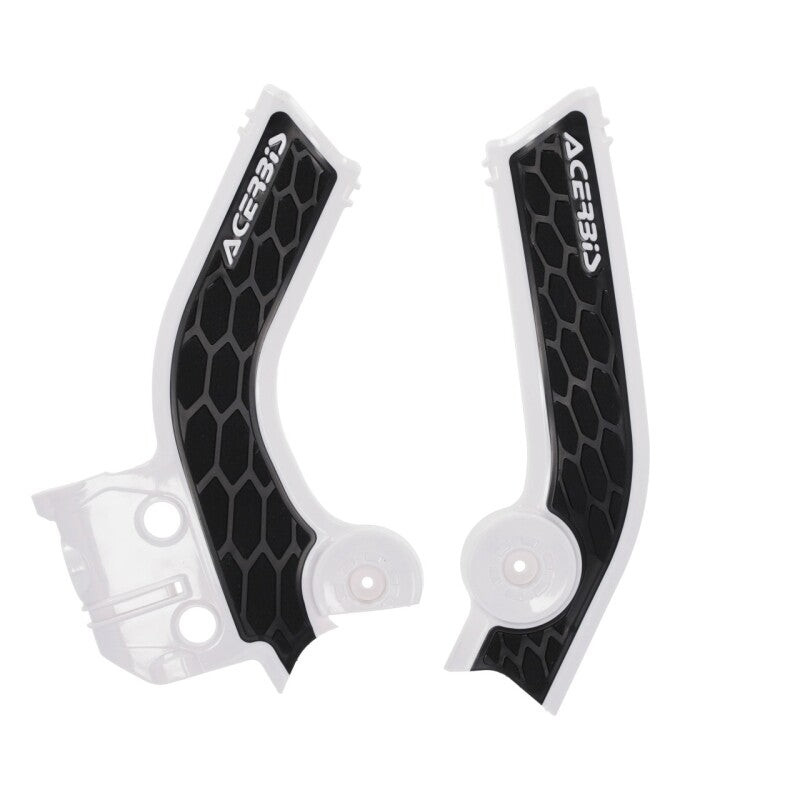 Acerbis X-Grip Frame Guards - 23-24 Kove Rally/Pro - White/Black