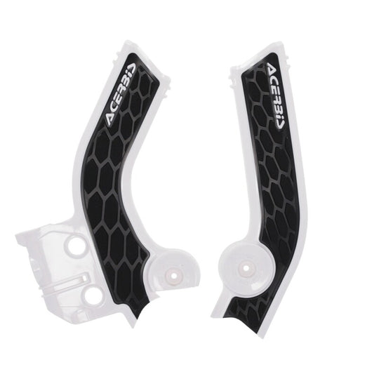 Acerbis X-Grip Frame Guards - 23-24 Kove Rally/Pro - White/Black