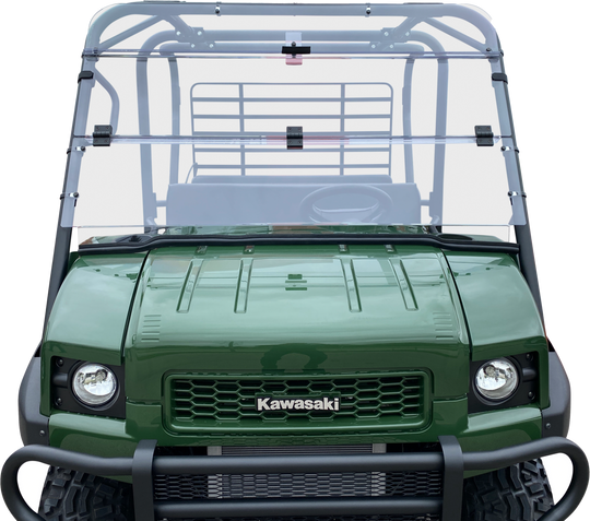 Open Trail Folding UTV Windshield - Kawasaki Mule / Teryx - Mule 4000 / 4010 2009-2024