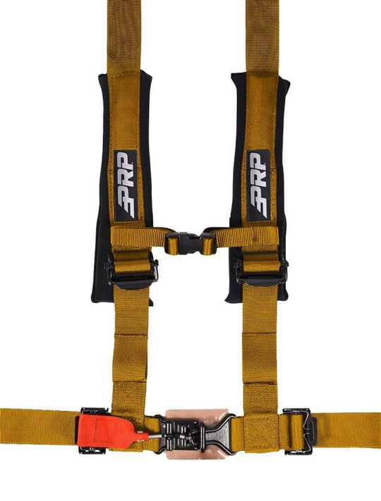 PRP Seats PRP 4.2 Harness with Latch/Link Lap Belt- Gold