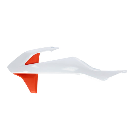 Acerbis Radiator Shroud White and Orange KTM