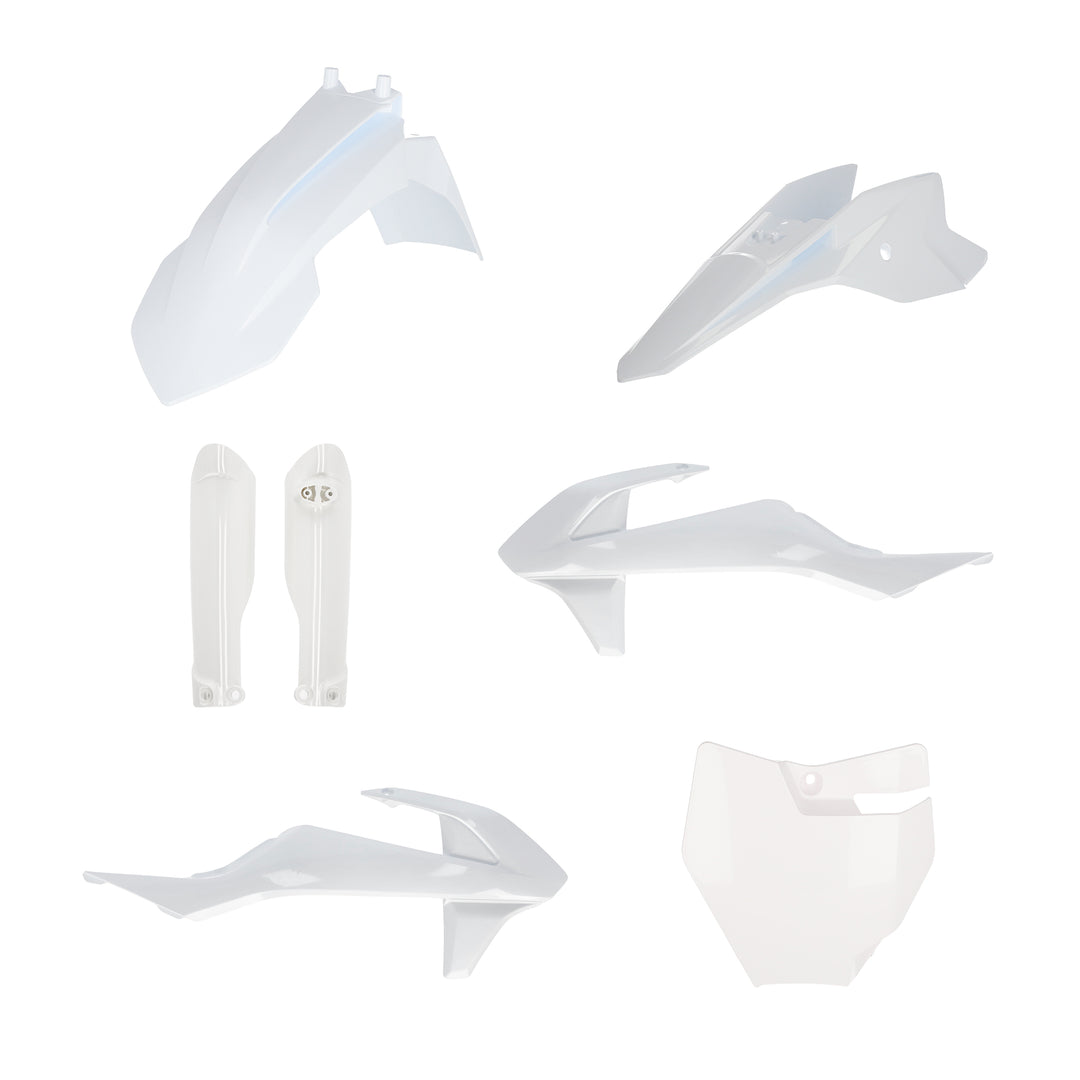 Acerbis Full Plastic Kit White Gas/KTM