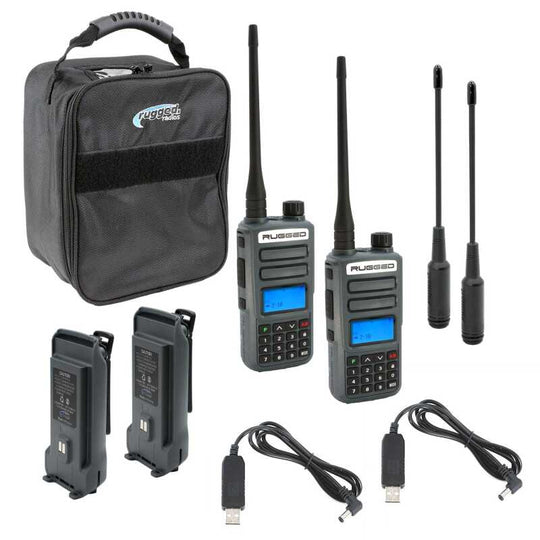 Rugged Radios Adventure Pack - GMR2 PLUS Radio with Accessories