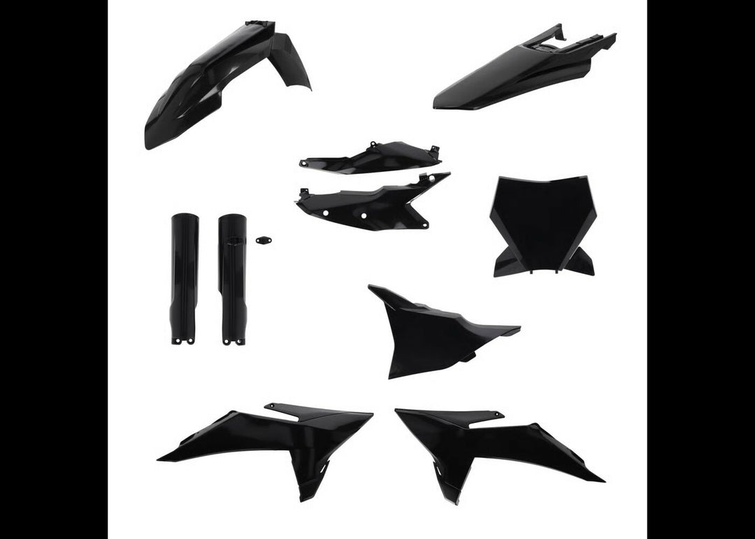 Acerbis Full Plastic Kit Kit- KTM Black (2986810001)