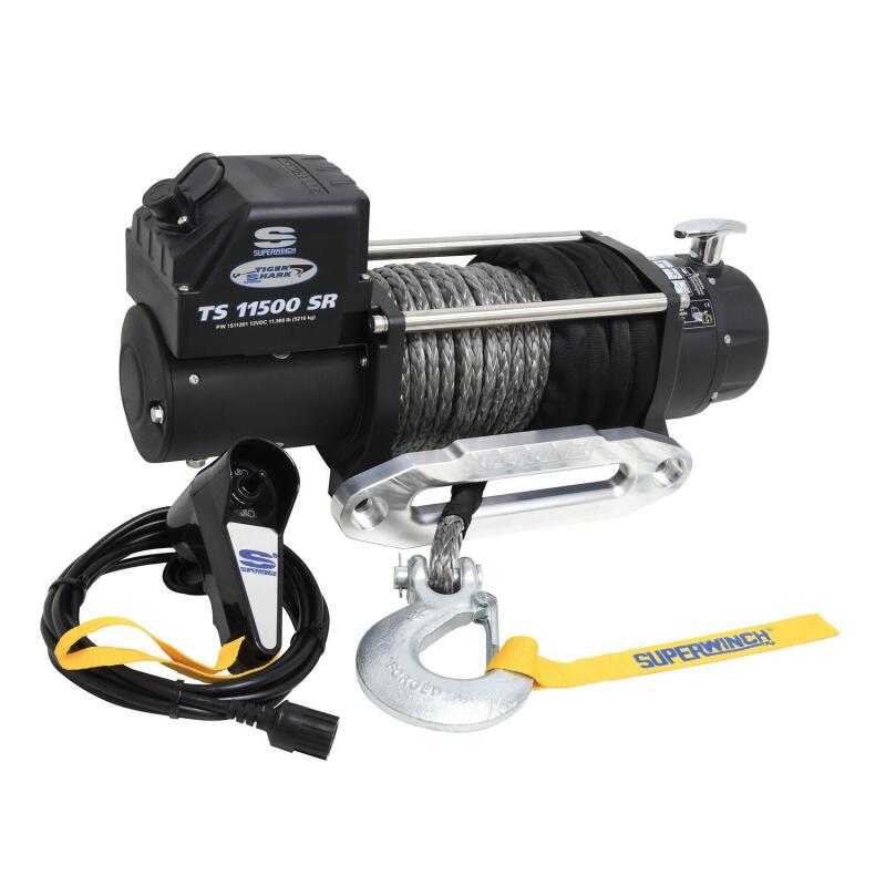 Superwinch Tiger Shark 11500 Winch - Synthetic Rope
