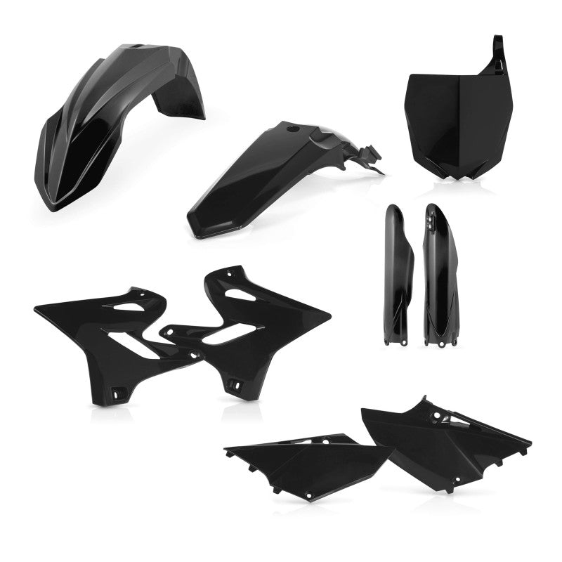 Acerbis Plastic Kit - 15-21 Yam YZ125/250 / 16-22 YZX - Black