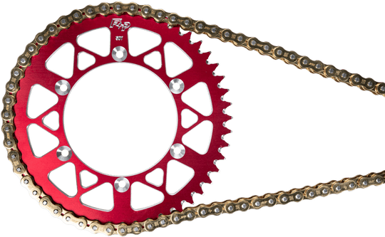 Fire Power 520 × 120 Gold Racing Chain – Made in Japan - Dune Goons